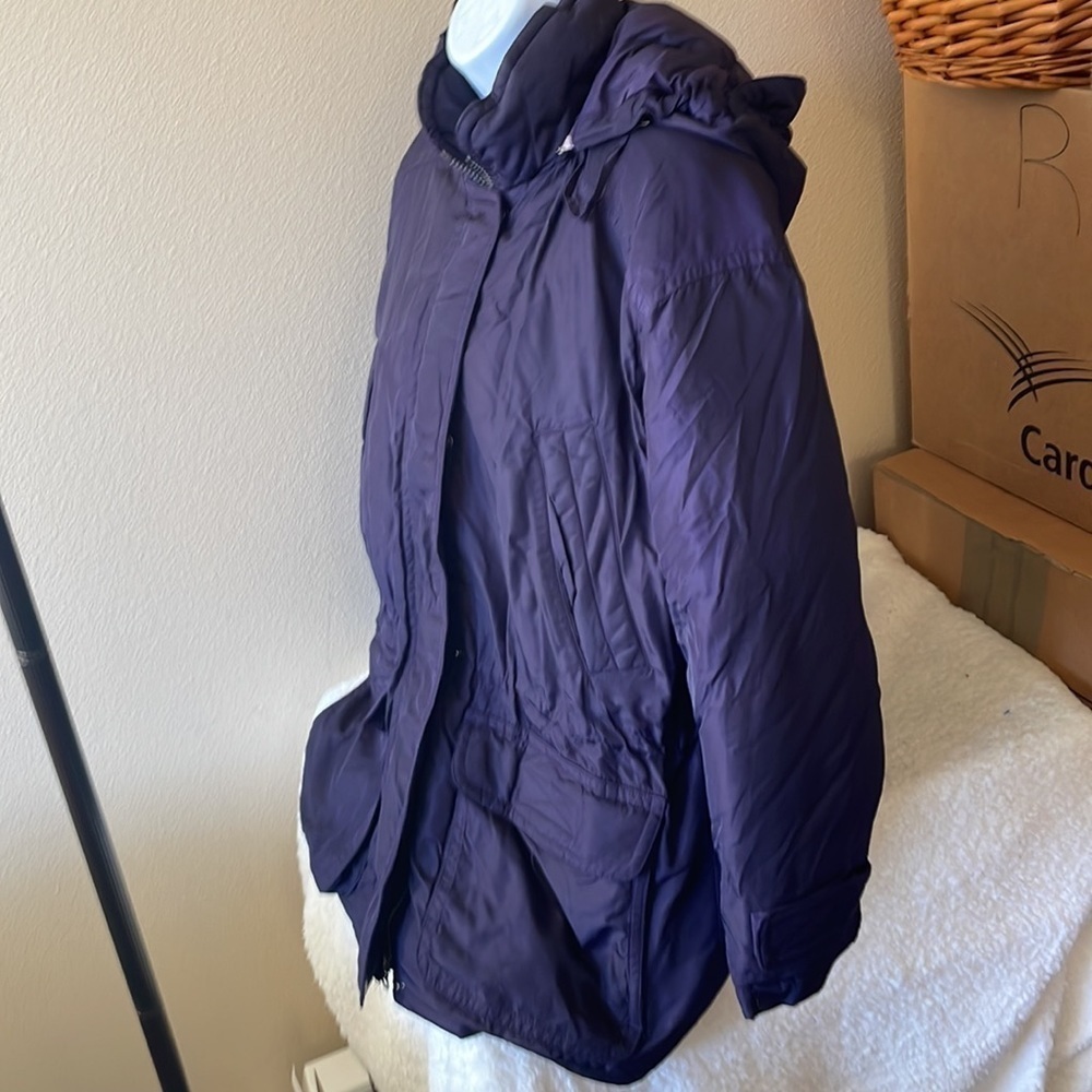 EDDIE Bauer Goose Down Nylon Coat Size Medium - Picture 4 of 12